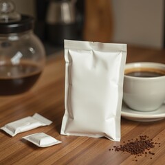 Obraz premium Sugar substitutes and zero calorie sweeteners for beverages