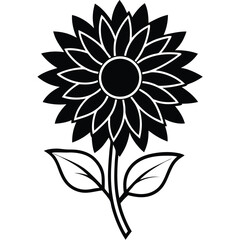 Rocky Mountain Illustration on White