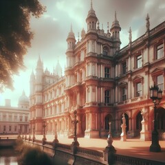 Naklejka premium grand place in brussels belgium