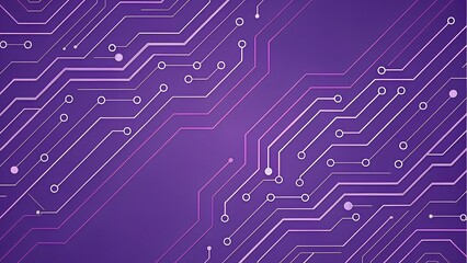seamless purple tech pattern background 
