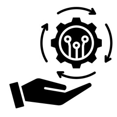 Change Management  Icon Element For Design	
