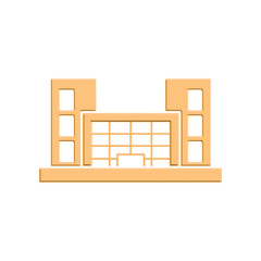 Mall building icon design template