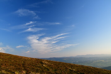 Sunset over the Slievenamon Mountain, County Tipperary, Ireland