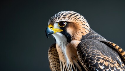 Obraz premium Female Falcon Portrait