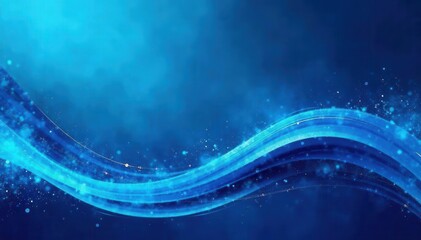 Abstract blue grunge wave motion design  Elegant corporate background , business, rippled, technology