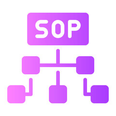 management gradient icon