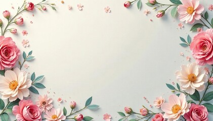 Subtle repeating floral motif on a soft surface , background, art, soft