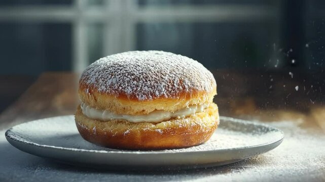 donut on a white background
