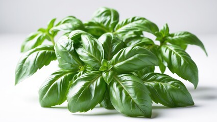Green Basil Leaves for Delicious Mediterranean Cooking