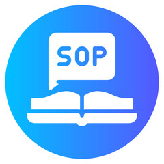 open book gradient icon