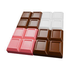3d chocolate icon