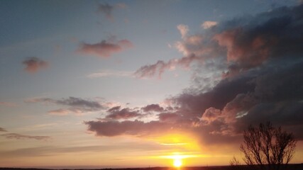 Obraz premium sunset in the clouds