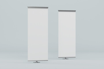 Banner stand JPEG mockup transparent design for mockups