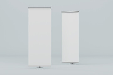 Banner stand JPEG mockup transparent design for mockups