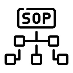 management line icon