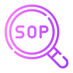 search gradient icon