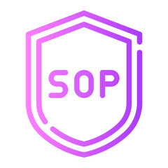 security gradient icon