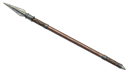 Long spear. PNG.