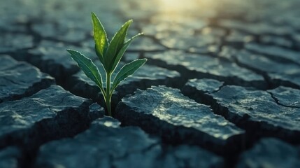 Resilience: A Tiny Sprout in a Cracked Earth