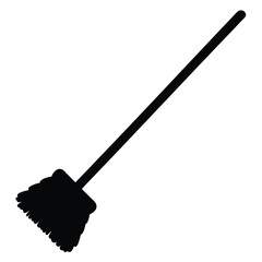 cleaner element isolated microfiber mop on white background 