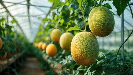 Greenhouse Cultivation of Cantaloupe Melons