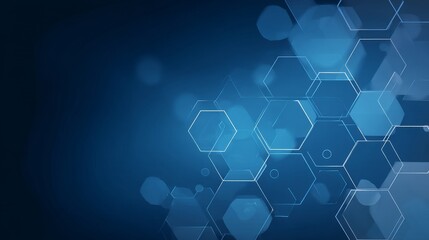 blue abstract background geometric, light gray accents, minimalist, symbolizing technology, cyber security