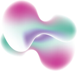 Abstract pastel fluid shapes gradient design