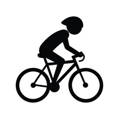 Cyclist Silhouette Graphic Sport.
