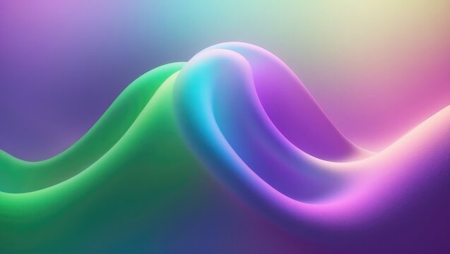 Abstract pattern in green, turquoise, blue, purple, magenta, and pink. Color gradient. Colorful rainbow background with design space.
