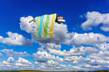 Auf Wolke sieben schweben