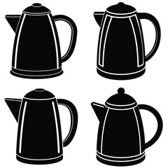 tea kettle vector illustration