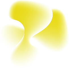Abstract yellow fluid swirl design background