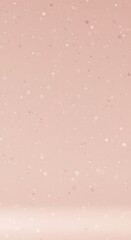 Peach Abstract Background with Glittering Small Dots and Smooth Surface