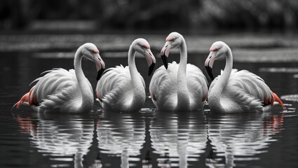  Grayscale Photo Capturing Five