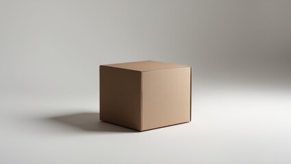 Obraz premium wooden container separated on white