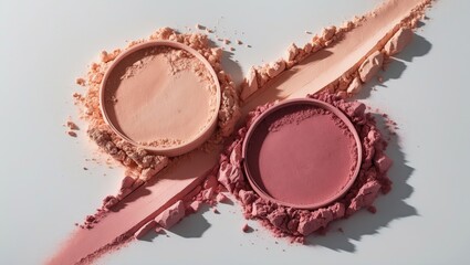 Detailed view of face powder