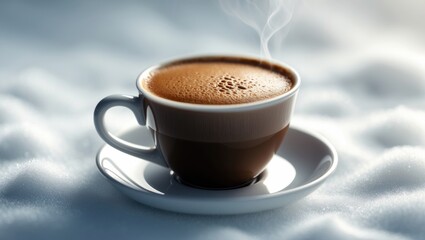 Fototapeta premium Stunning premium coffee set against a white backdrop.