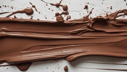 Background featuring a chocolate brown brushstroke texture