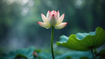 Obraz premium Young Lotus Flower Bud