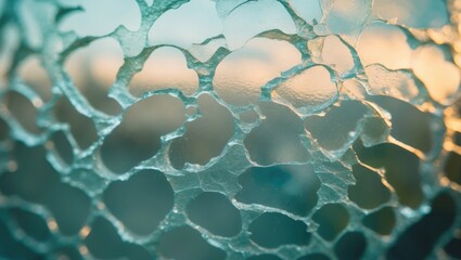 Obraz premium Photography of glass texture as a background