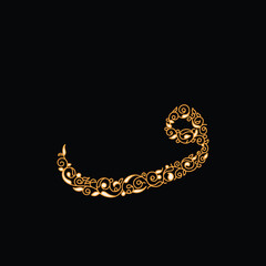 Arabic alphabet and calligraphy