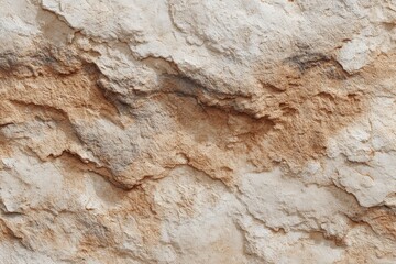 Naklejka premium Natural beige rock texture with weathered details.