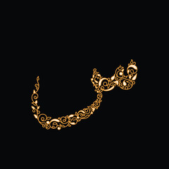 Arabic alphabet and calligraphy