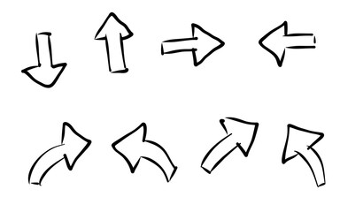 Various arrow symbol drawings