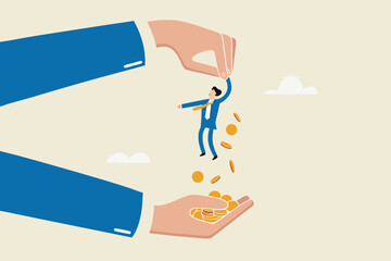 Tax hike, government increase tax or steal money from people, debt or loan interest to pay off, unethical people overcharge bills, greed businessman hold small people shaking to get all their money.