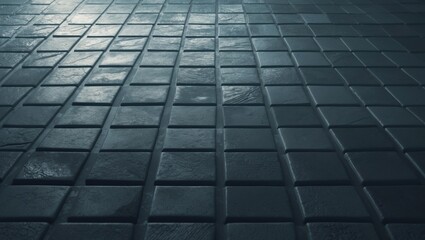 Overview of rubber tile for flooring texture and continuous backdrop, tile floor design and background