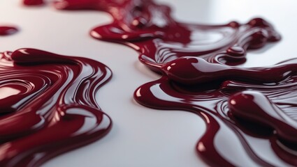 Blurred Multicolored Nail Polish Design