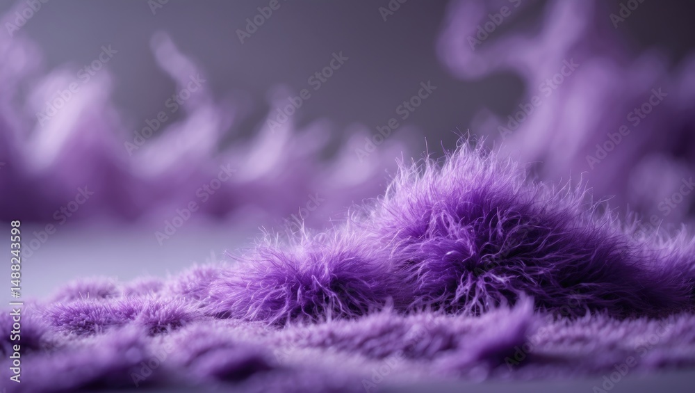 Poster fuzzy vivid purple texture with an abstract blurry backdrop.