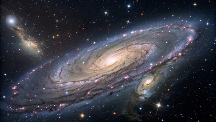 Obraz premium space galaxy in space
