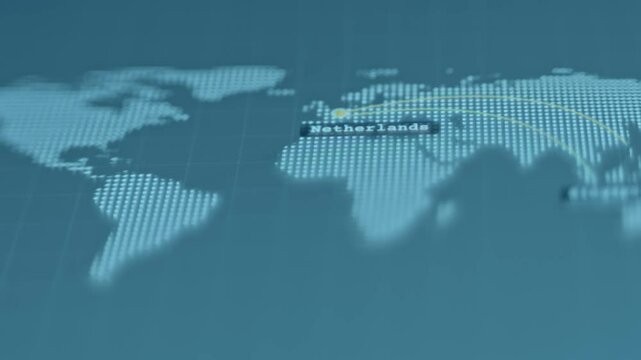 Live World map of cyber threats, multiple attacks happening in real time